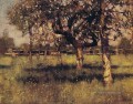 Ein Obstgarten Mai modernen Szenerie impressionist Sir George Clausen